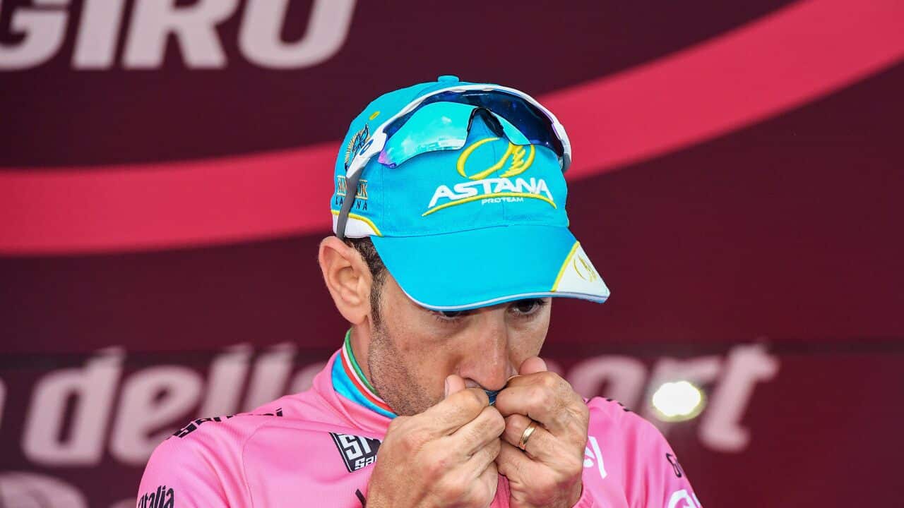 Pulled out a pink rabbit from his hat... Vincenzo Nibali.