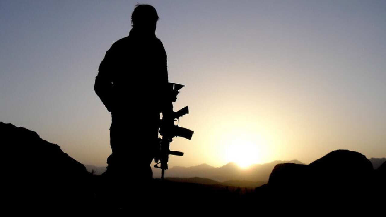 An Australian Special Operations Task Group soldier during the Shah Wali Kot Offensive in 2013