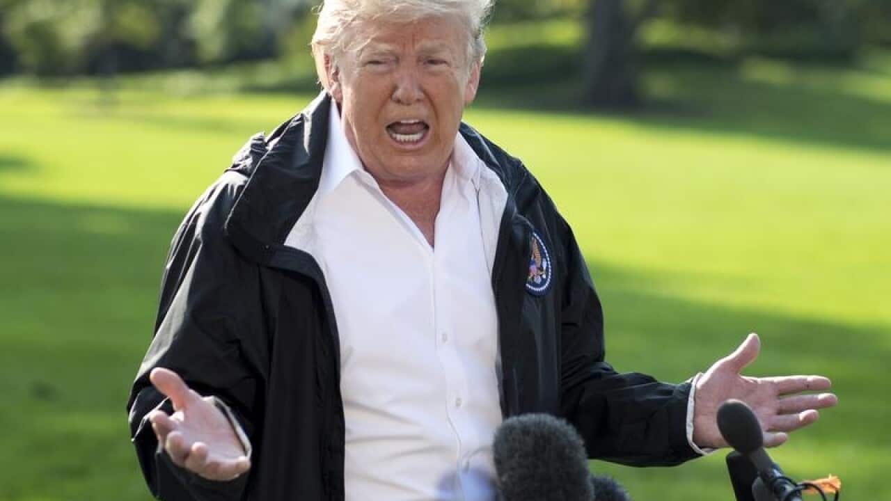 US President Donald J Trump