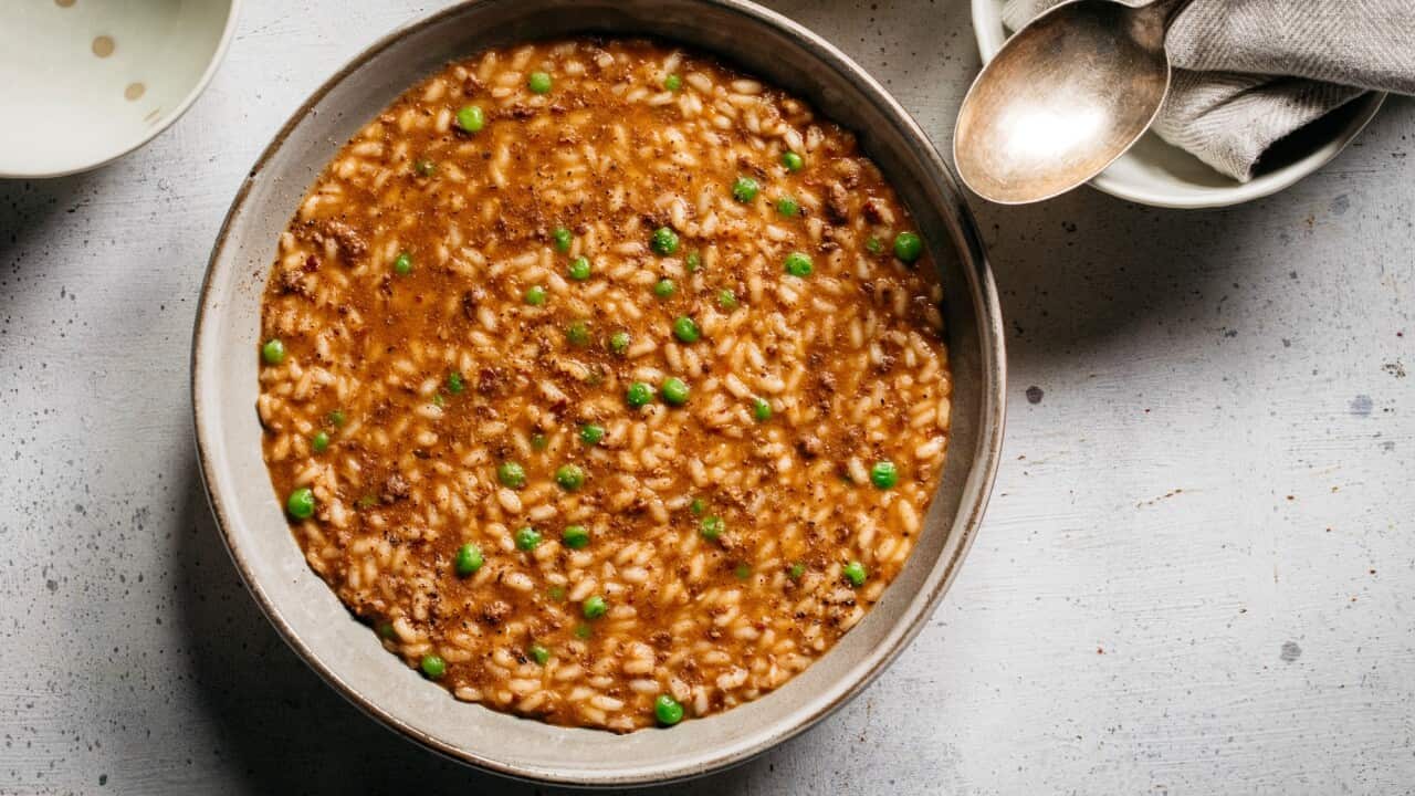 Bolognese risotto
