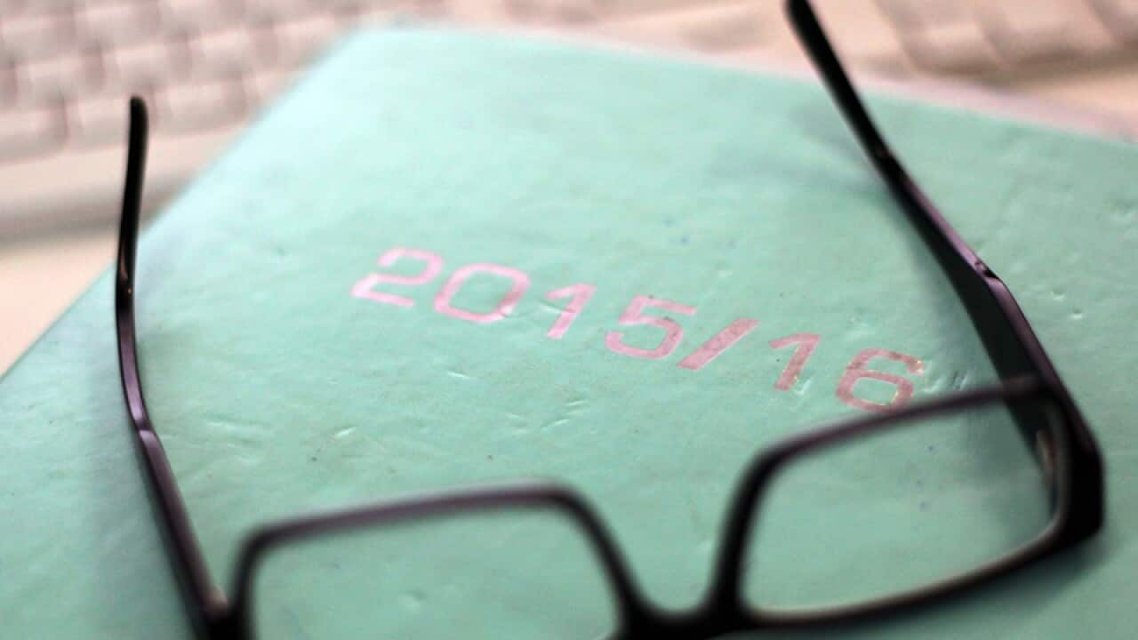 A 2015-2016 financial year diary