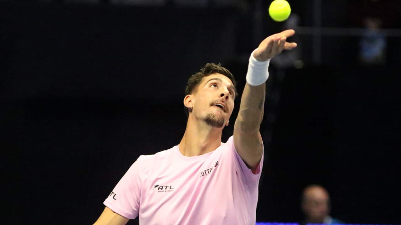 Thanasi Kokkinakis of Australia