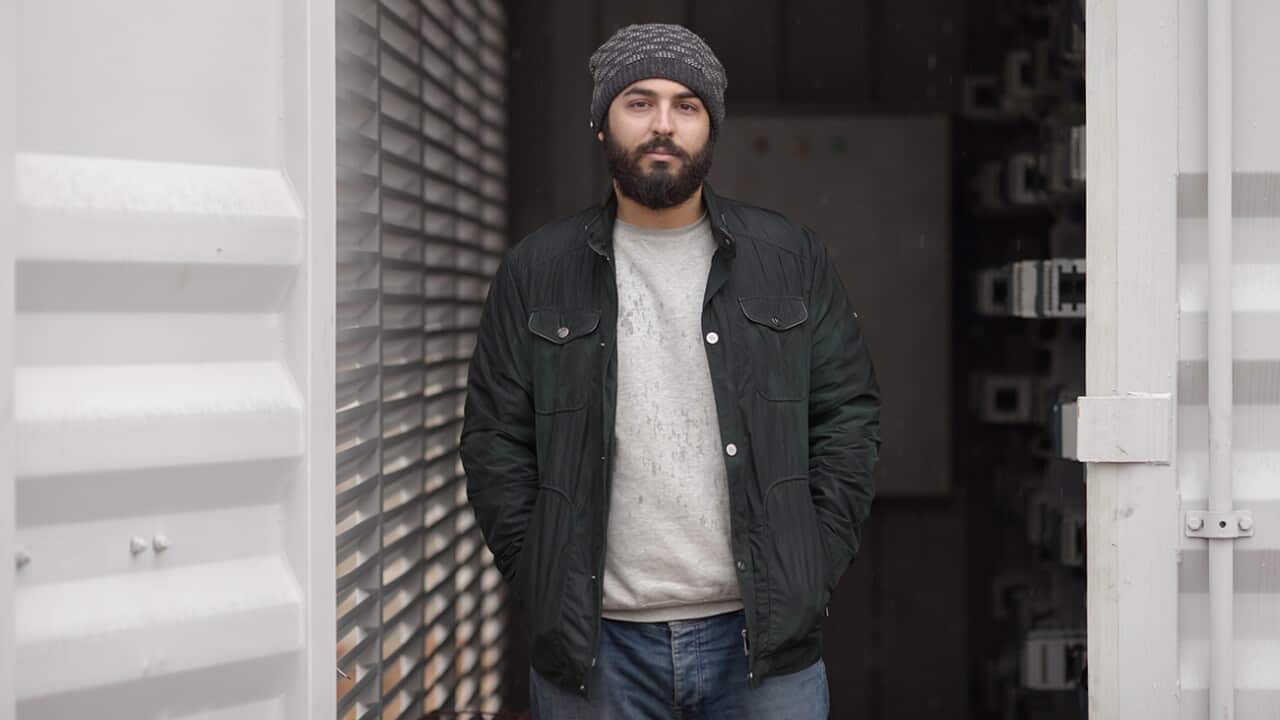Ziya Sadr, a Bitcoin expert who operates a Bitcoin mine outside of Tehran, Iran.
