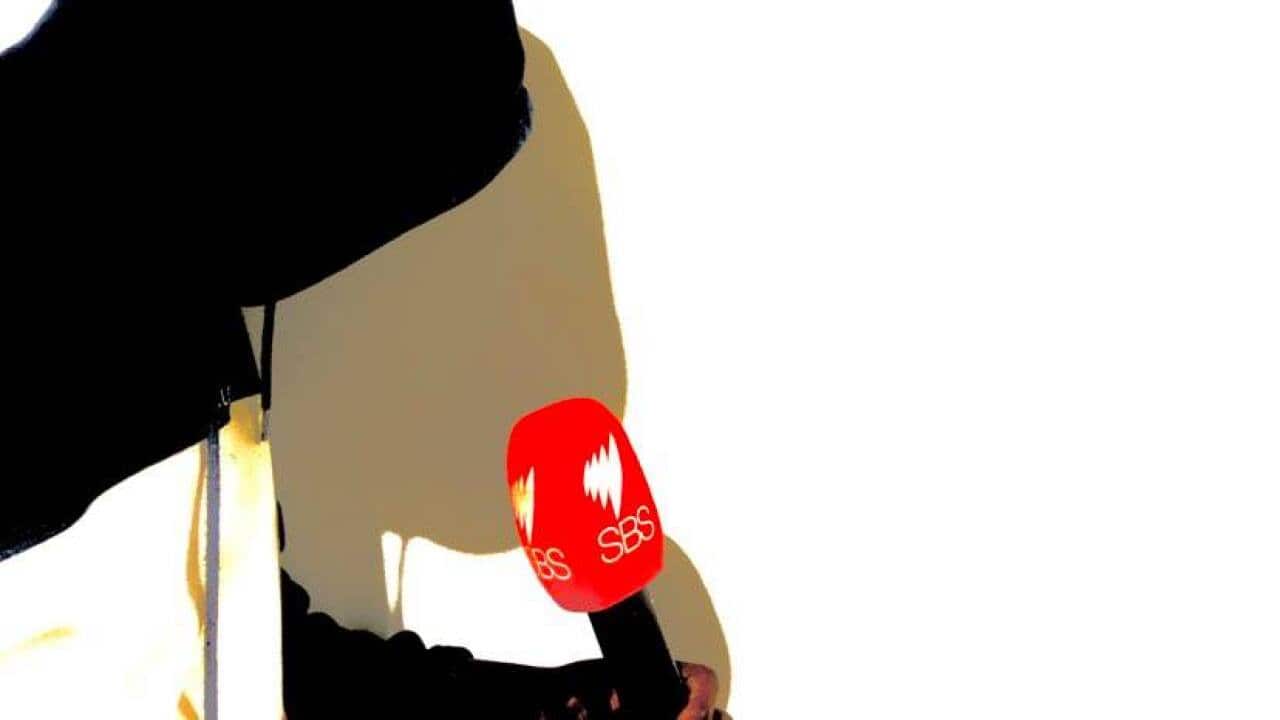 A hidden face of a student during an interview