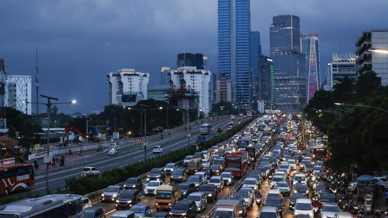 Jakarta traffic jam