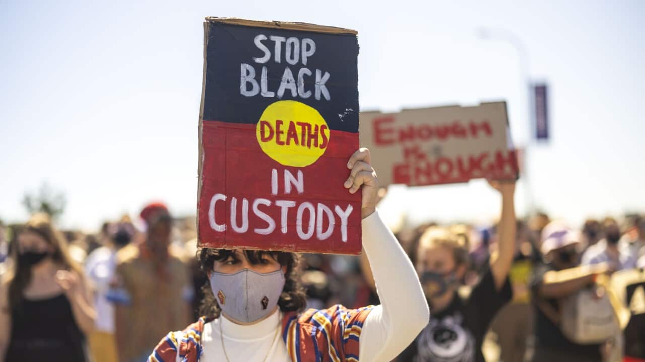 Protesters Attend Stop Black Deaths In Custody Rallies Across Australia