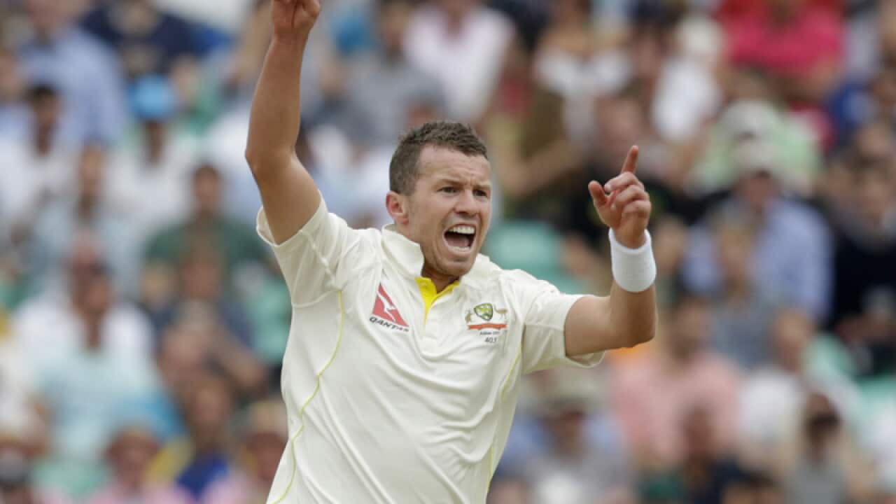 Australia’s Peter Siddle.