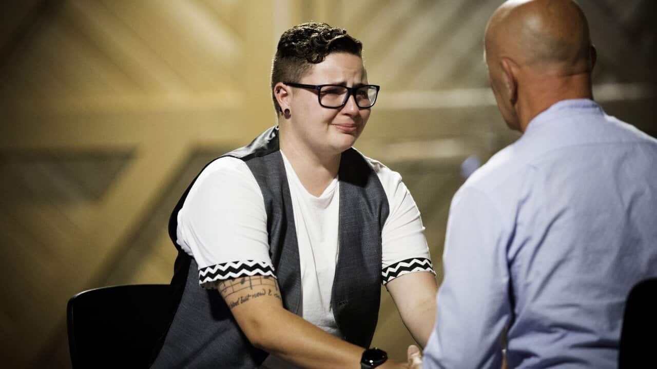 Can eye contact help a father and daughter reconnect after 18 years?