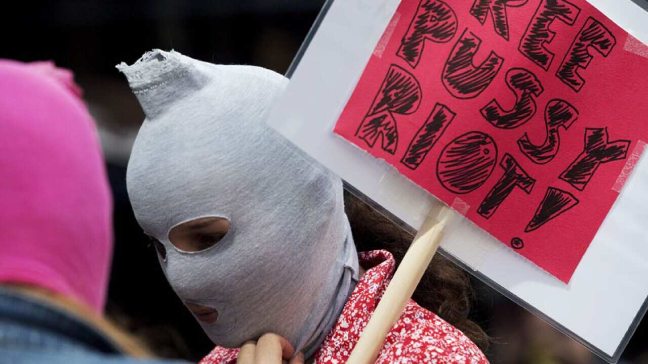 Russia condemned over Pussy Riot jailing