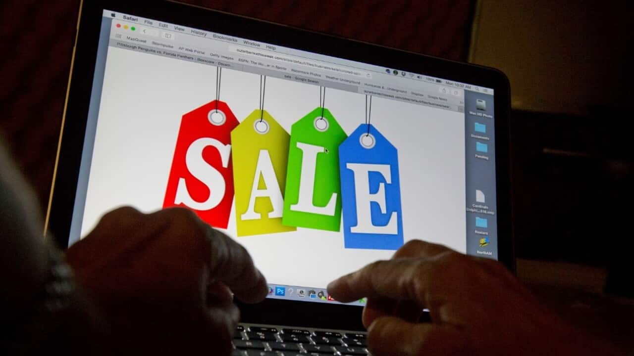 File photo of a person searching the internet for shopping bargains.jpg