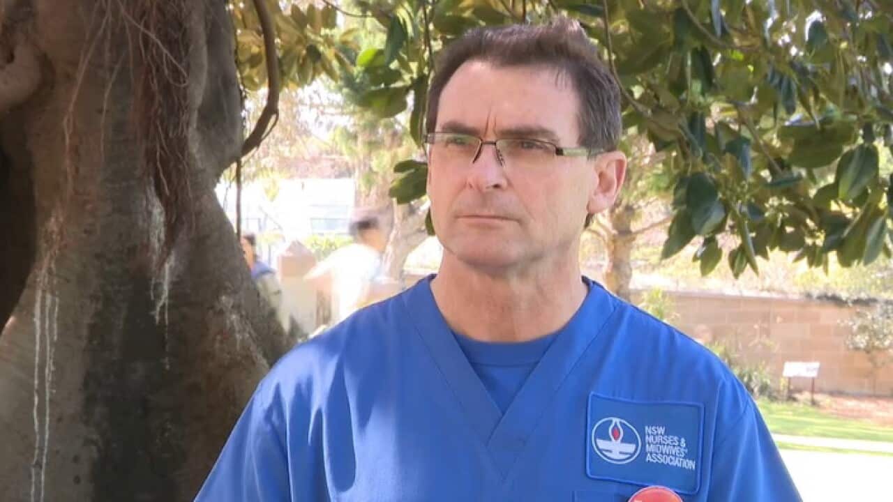 NSW Nurses and Midwives Association secretary Brett Holmes (SBS