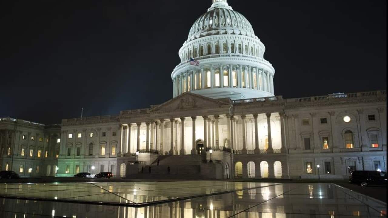 The Capitol building is seen in Washington