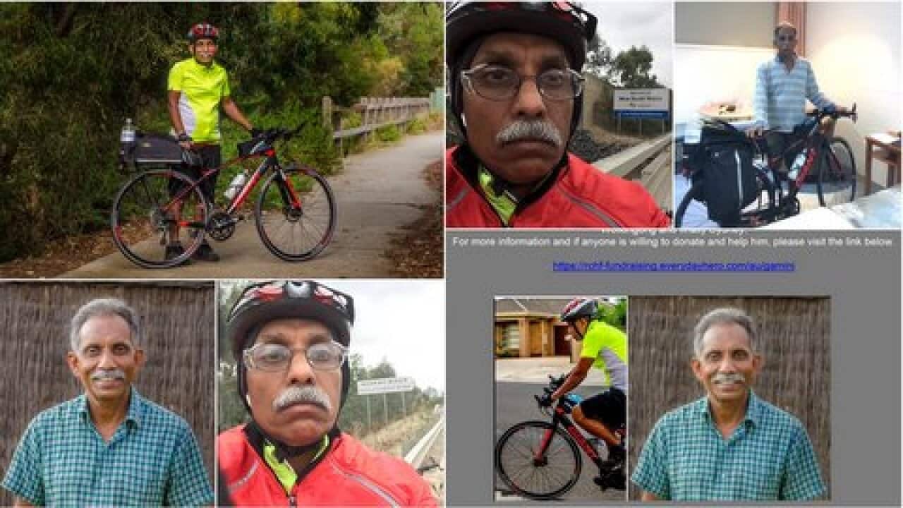 Gamini Chandrasekara_charity bike ride_SBS Sinhalese