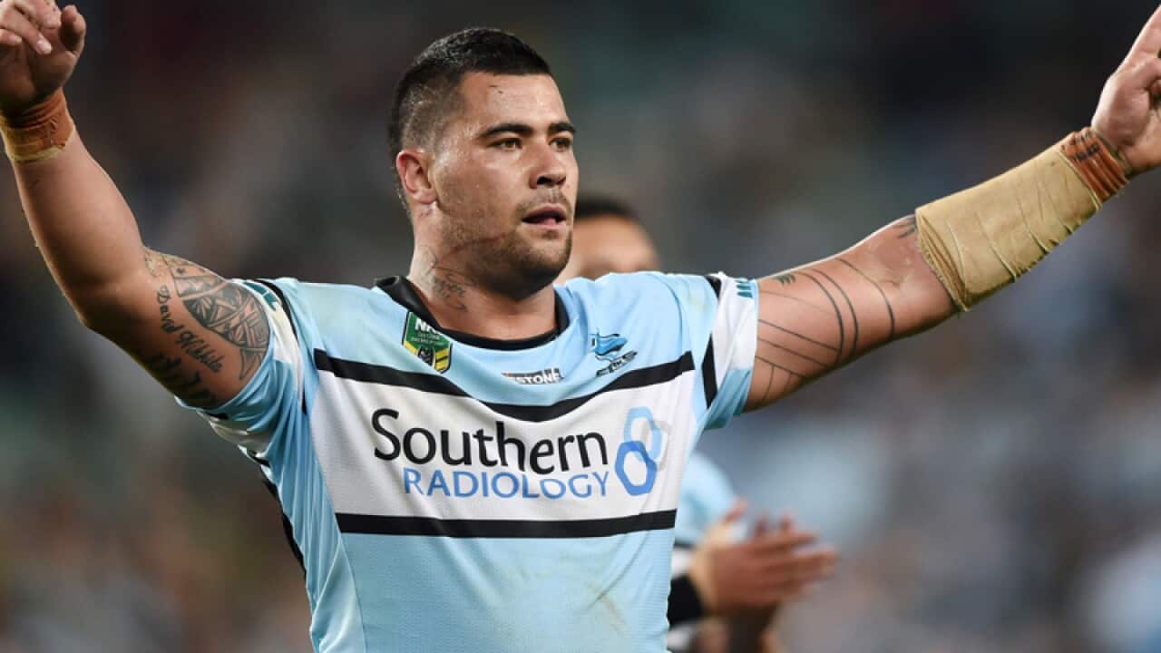 Andrew Fifita of the Sharks
