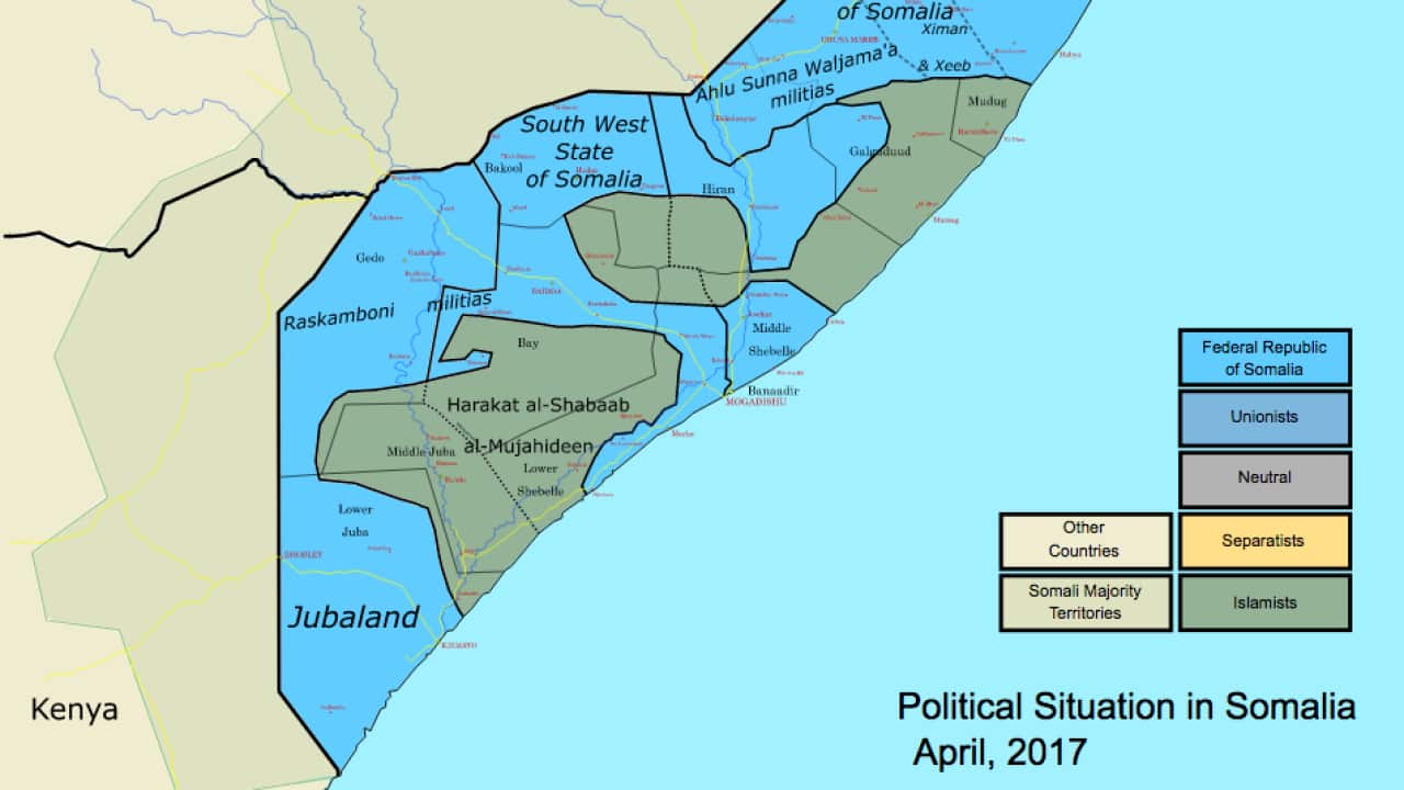 Somali map