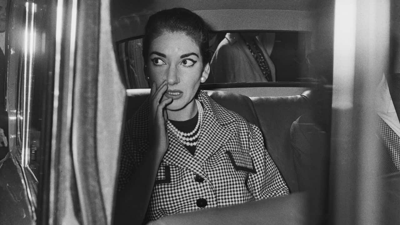 Singer Maria Callas