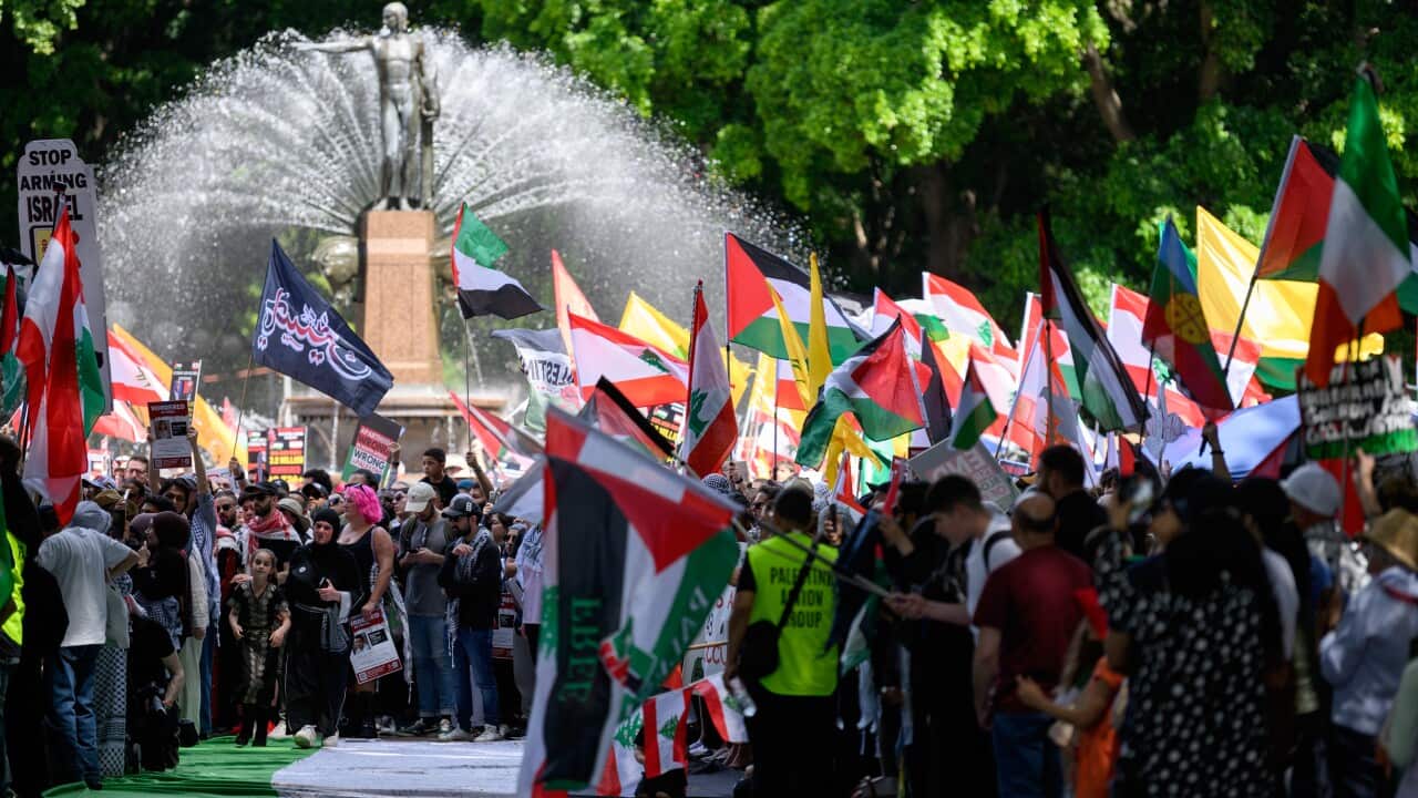 OCT 7 ANNIVERSARY PROTEST SYDNEY