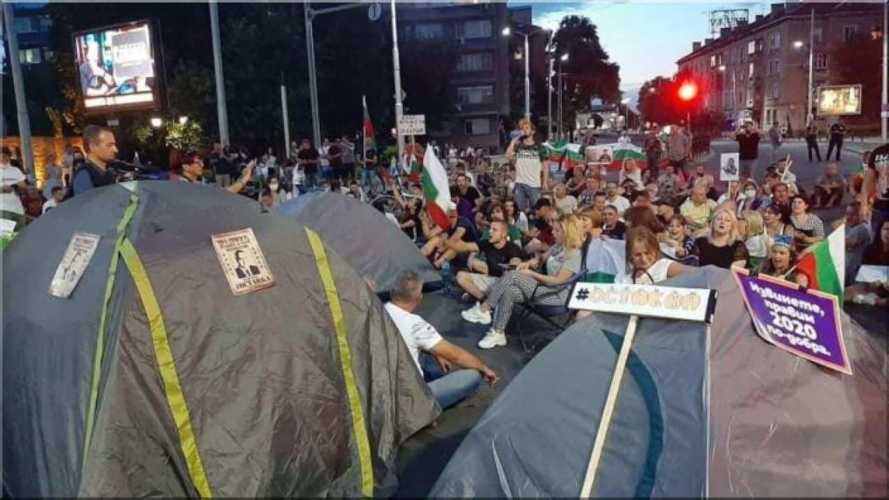 Палатков лагер в Пловдив.