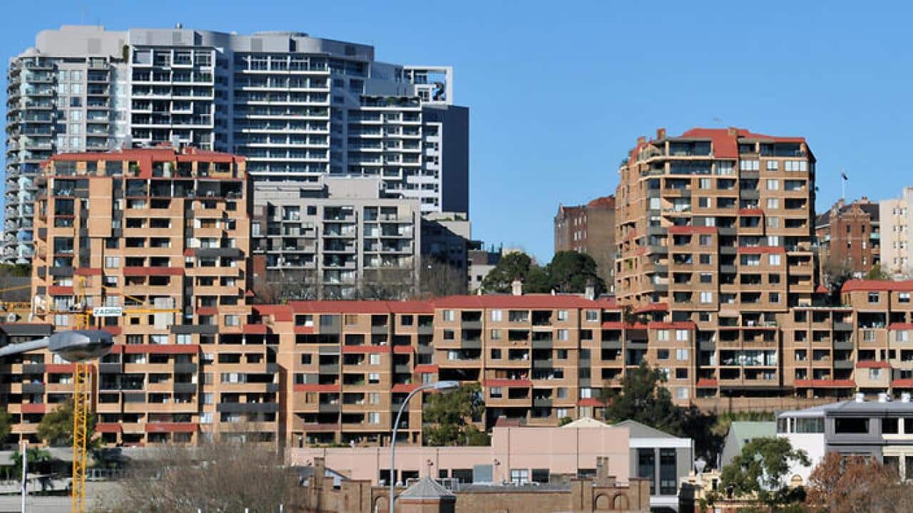 Residential and comercial buildings in Sydney