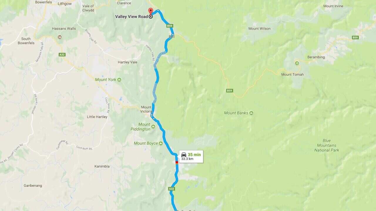 Blue Mountains Google Maps