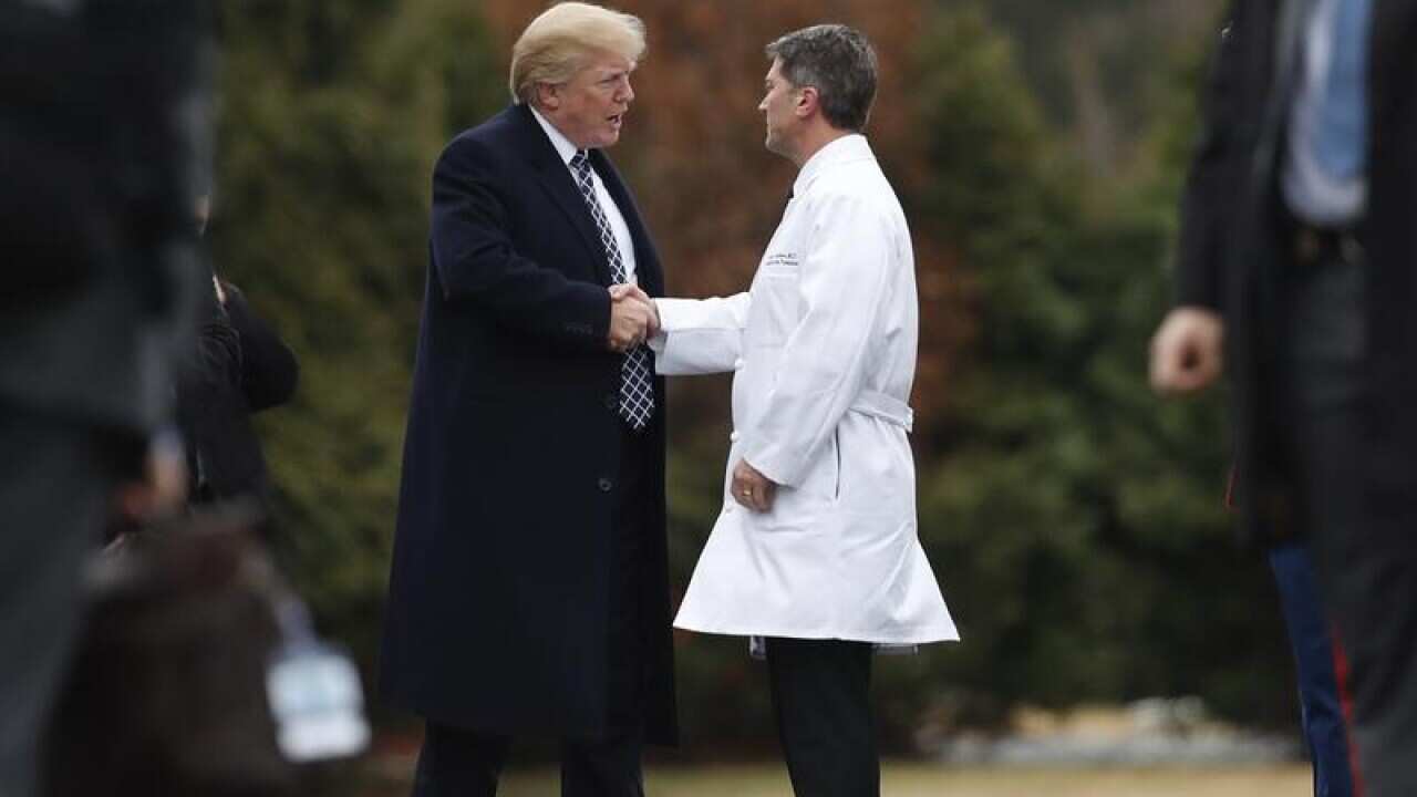 Donald Trump has been given a clean bill of health by the presidential physician Dr Ronny Jackson.