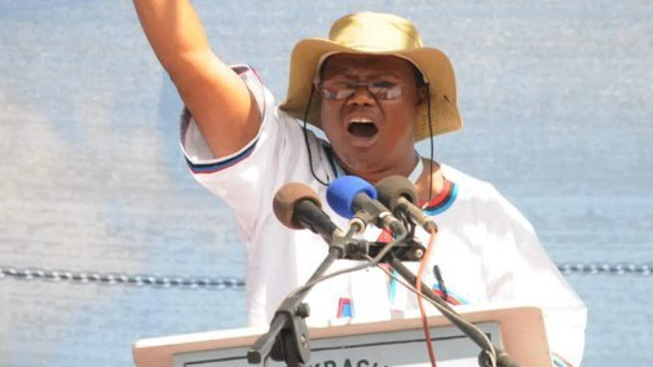 Mgombea wa CHADEMA, Tundu Lissu katika kampeni ya rais