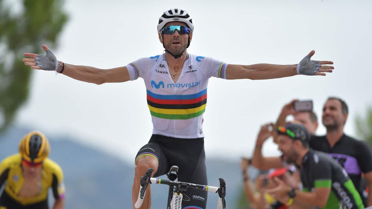 La Vuelta a Espana 2019 - Stage 7, Alejandro Valverde, Movistar