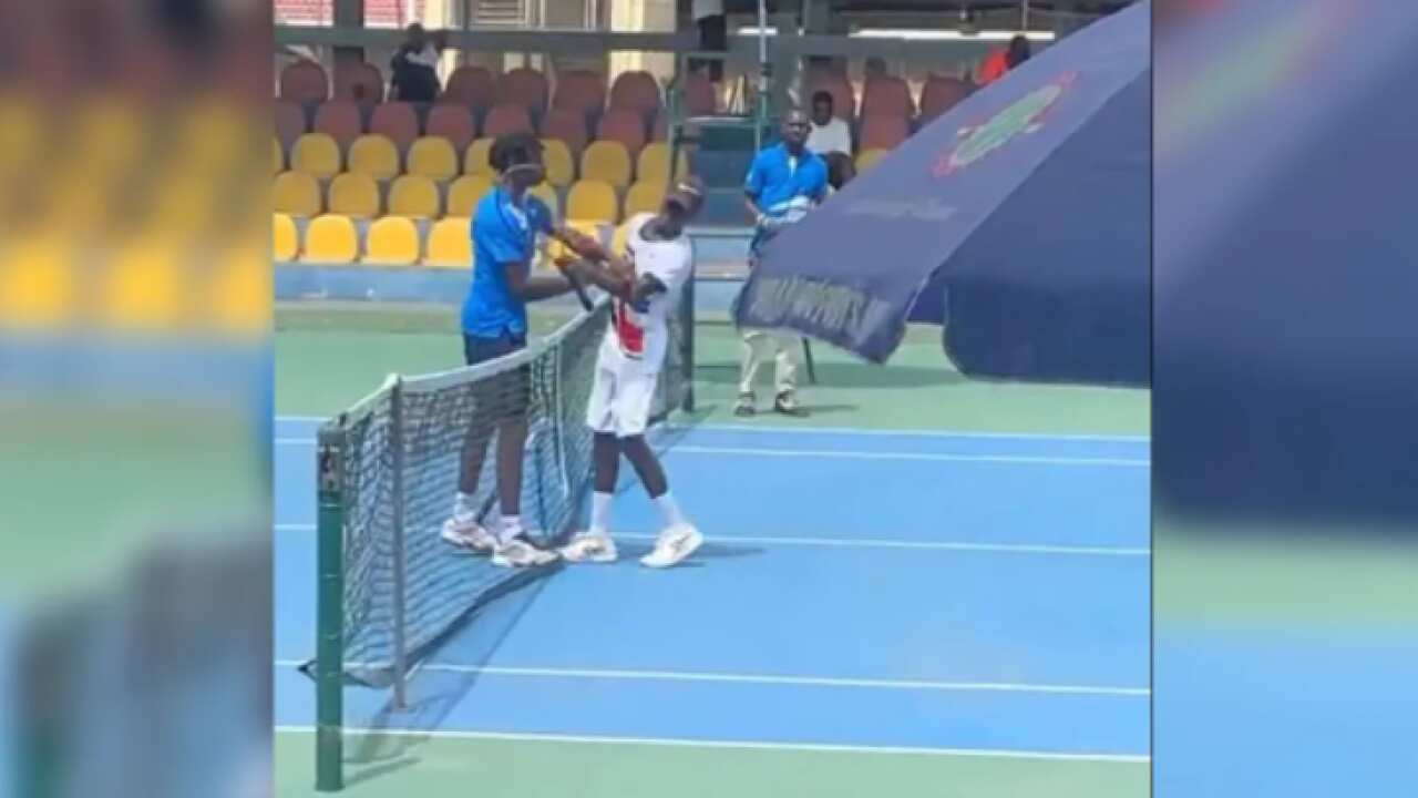 Tennis brawl in Ghana