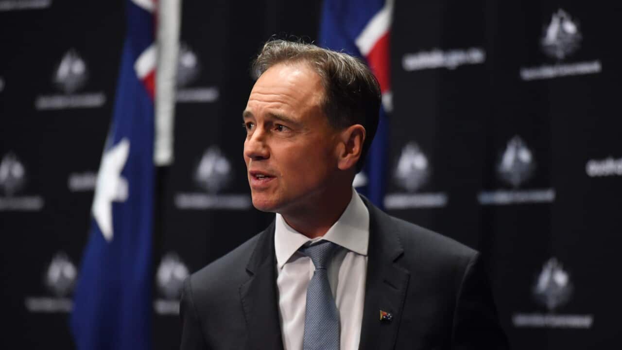 Health Minister Greg Hunt has the development.
