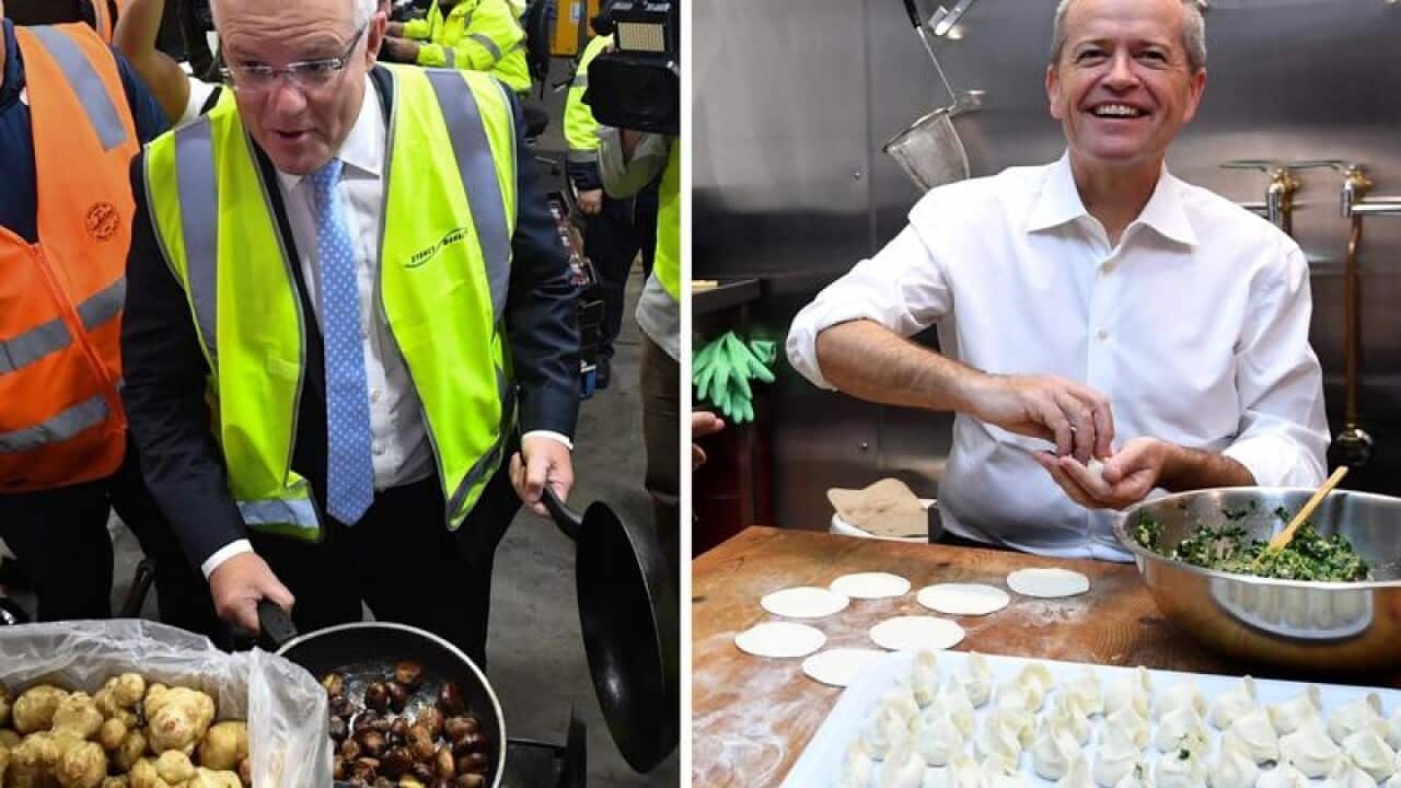 COMPOSITE PIC SCOTT MORRISON/BILL SHORTEN