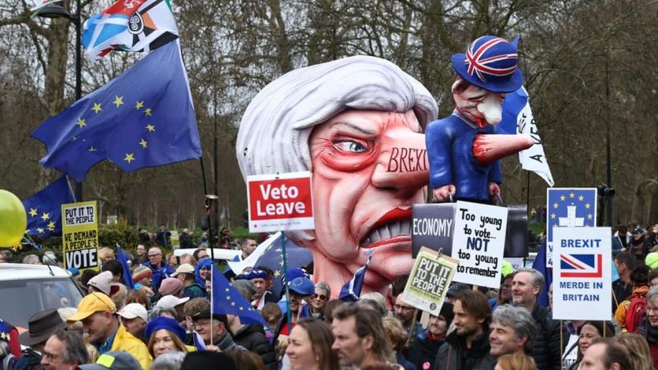 The marchers at Hyde Park