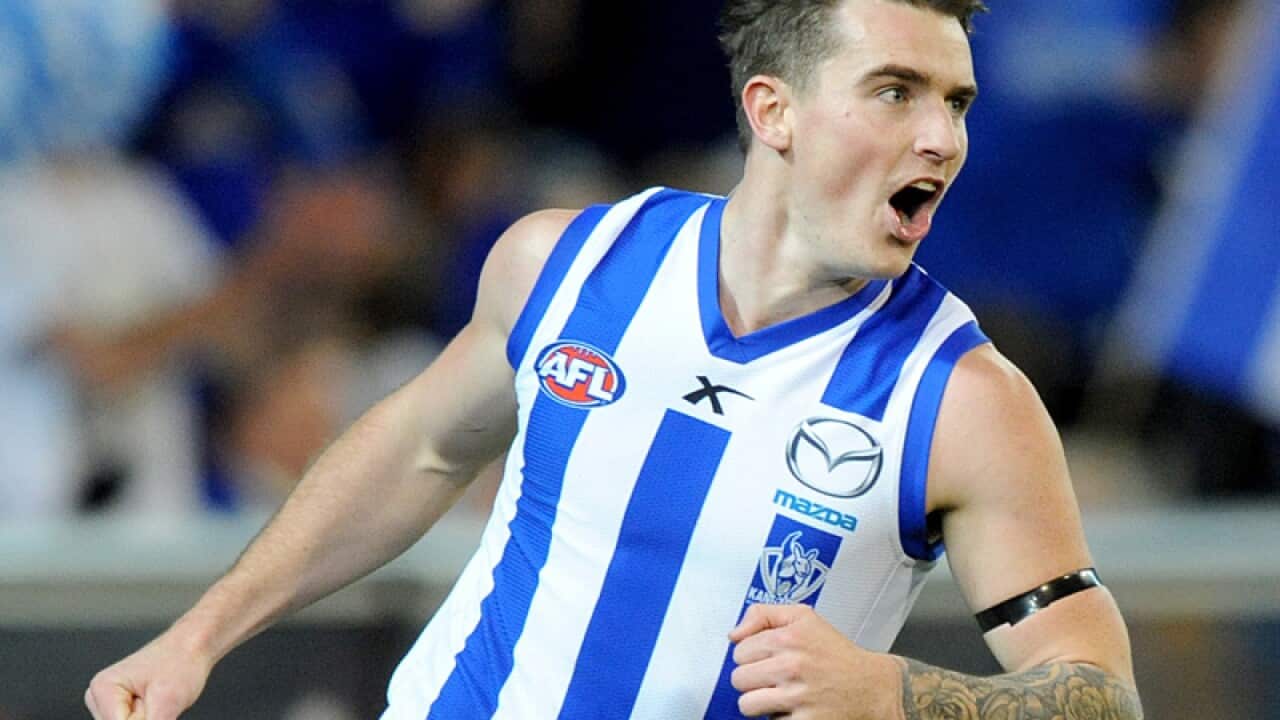 North Melbourne defender Aaron Mullett