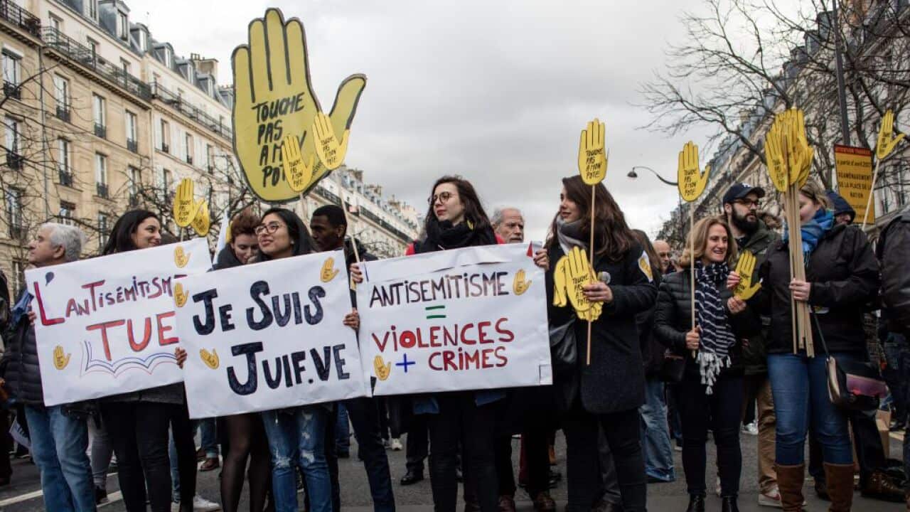 Hundreds attended a silent march for Mireille Knoll, an 85-year-old Holocaust survivor who was murdered in what police believe was an anti-Semitic attack.