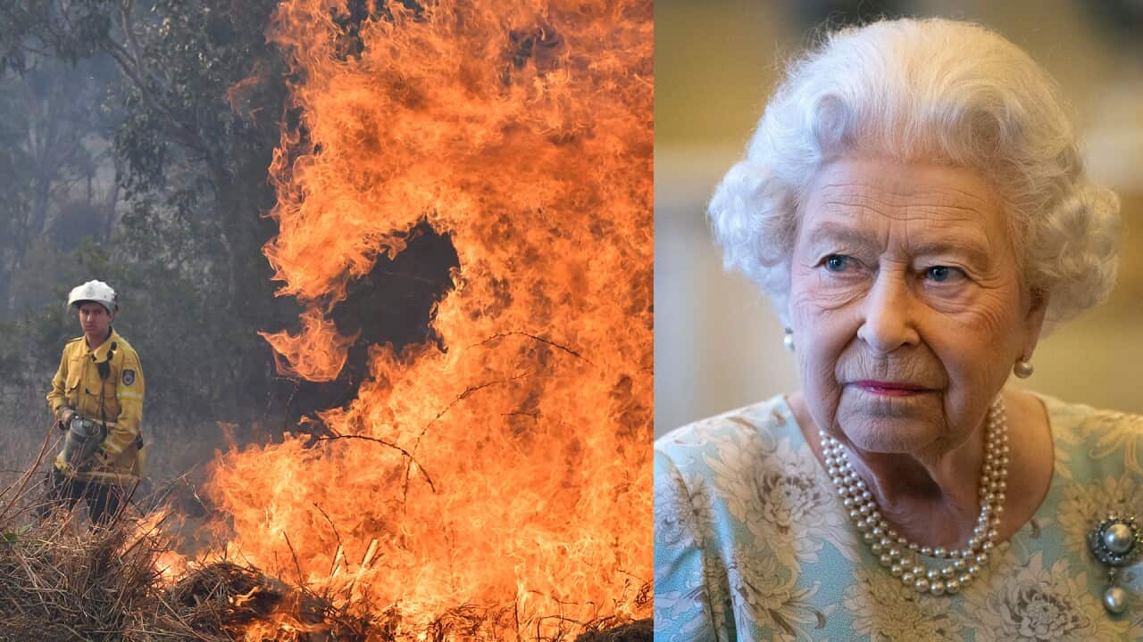 The Queen says the victims of disastrous bushfires in NSW and Queensland are in her thoughts and prayers.