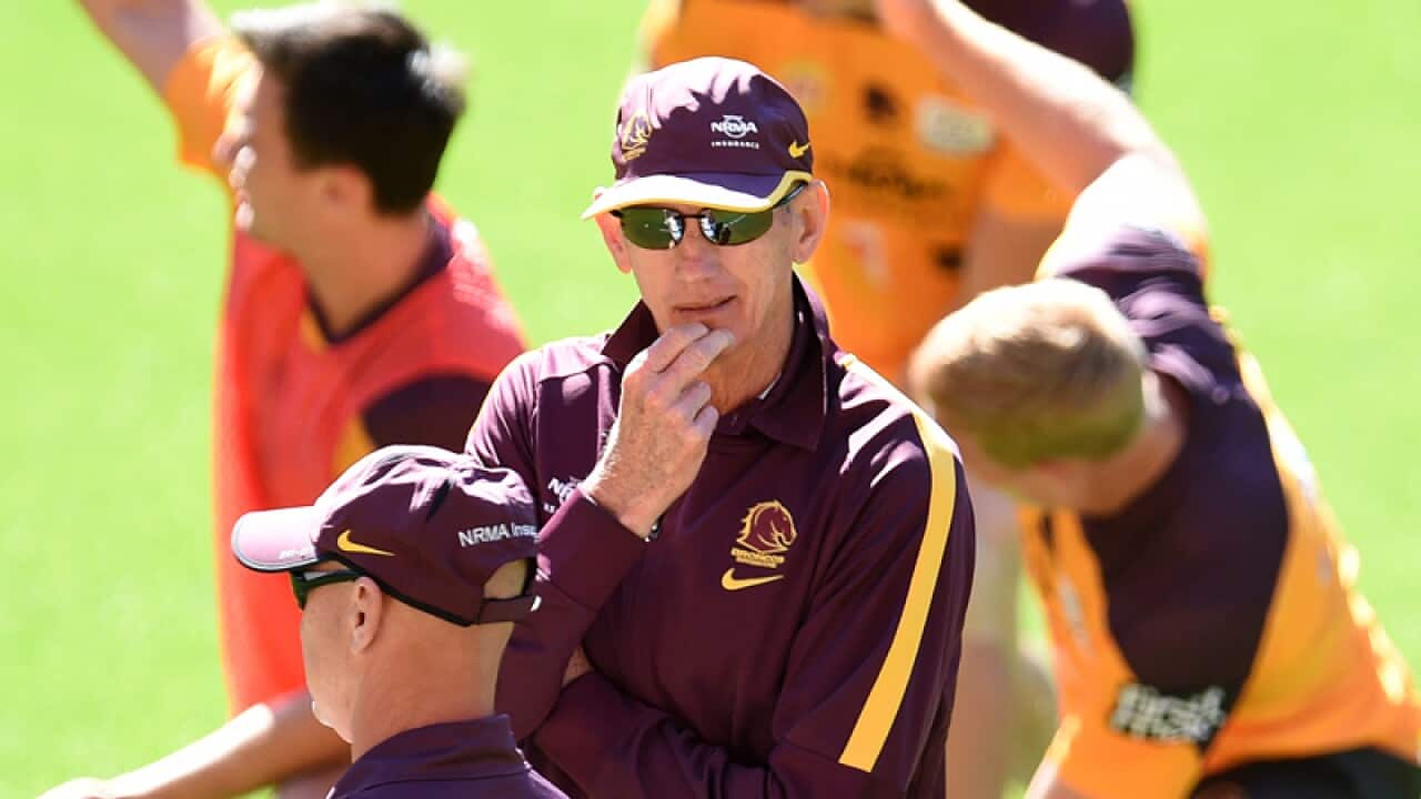 Brisbane Broncos coach Wayne Bennett.