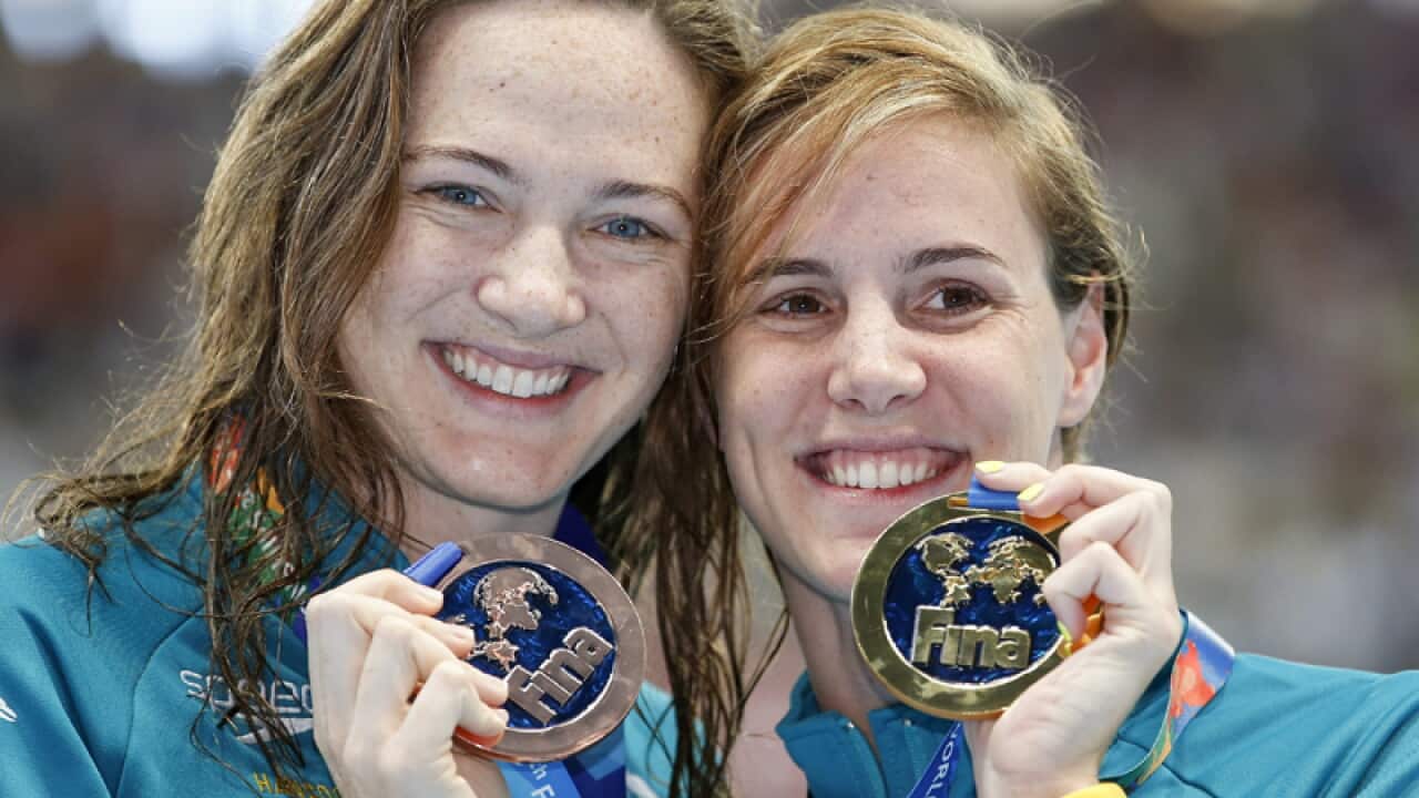 Cate (L) and Bronte Campbell in Kazan