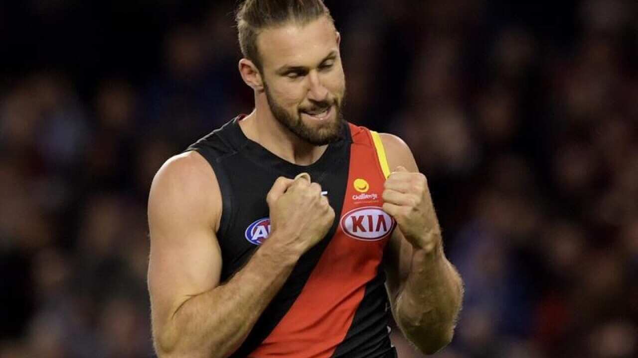 Essendon Bombers forward Cale Hooker