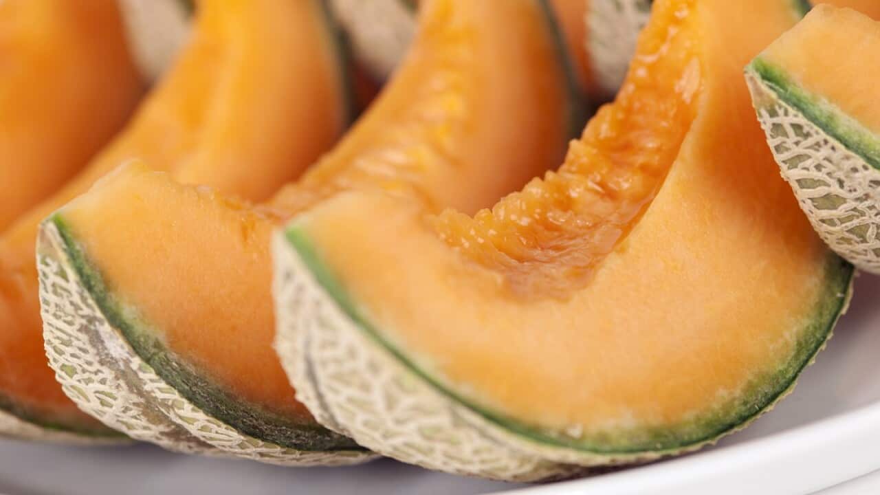 What is listeria and how does it spread in rockmelons?