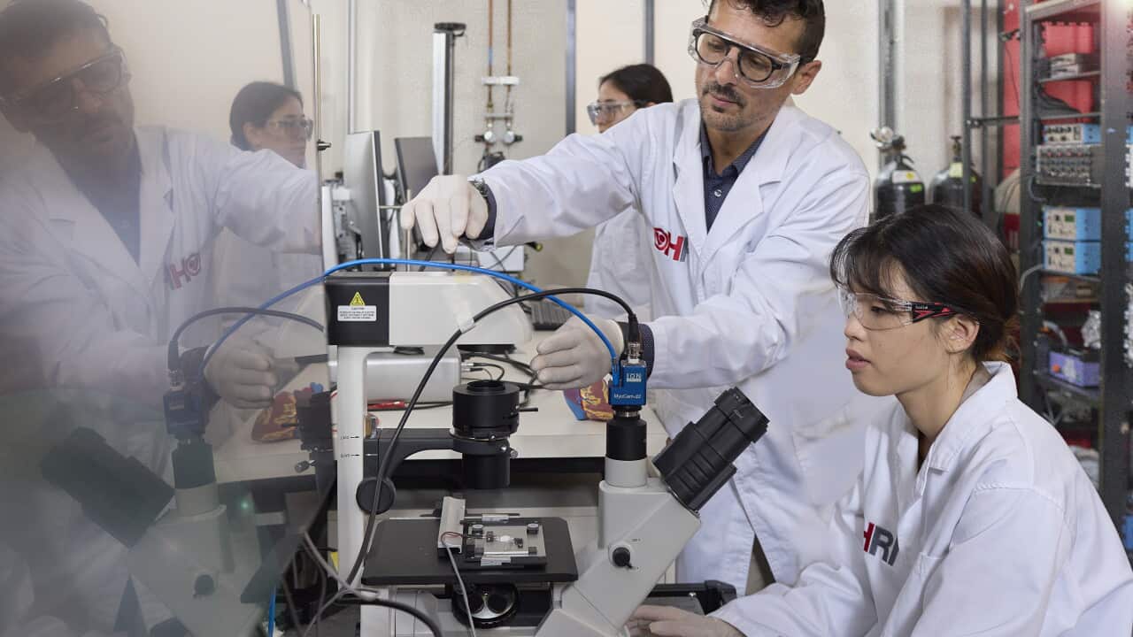 Il Professore Associato Carmine Gentile dell'UTS, al lavoro con il suo team dell'HRI