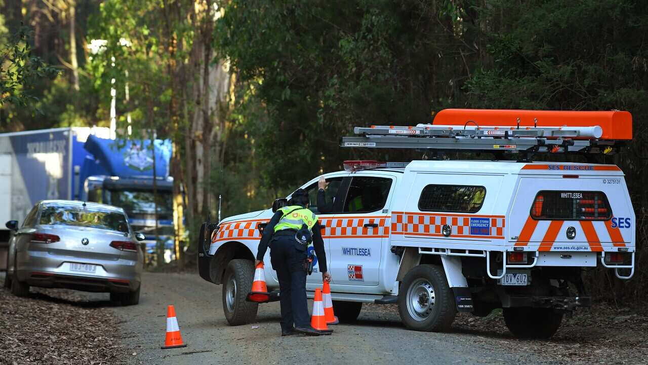 Police have found what they believe is the wreckage of a helicopter missing in Victorian forest that was understood to have five people on board.