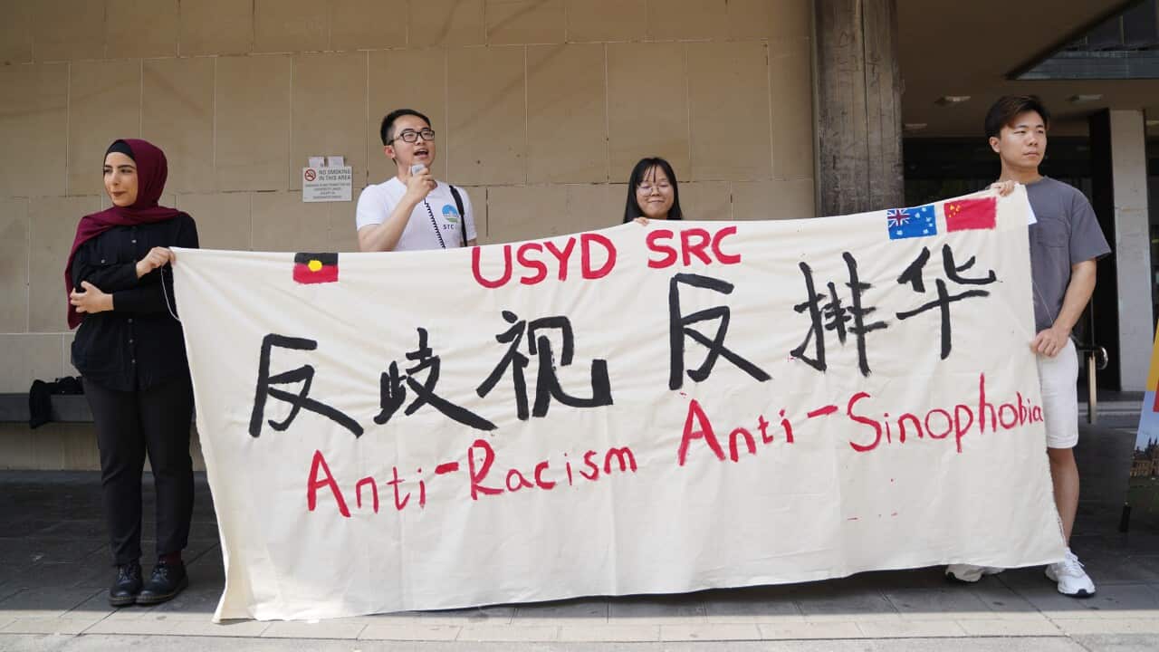 Anti-Racism, Anti-Sinophobia Protest at University of Sydney