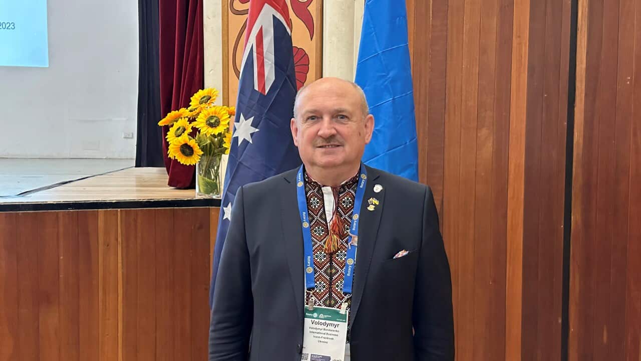 Charter President IPDG Volodymyr Bondarenko from Ukraine, Rotary Club. Ukrainian House, Essendon, Victoria..jpg
