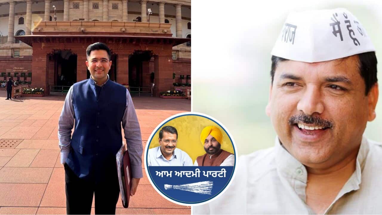 AAP demands disqualification of seven Rajya Sabha MPs after BJP switch.jpg