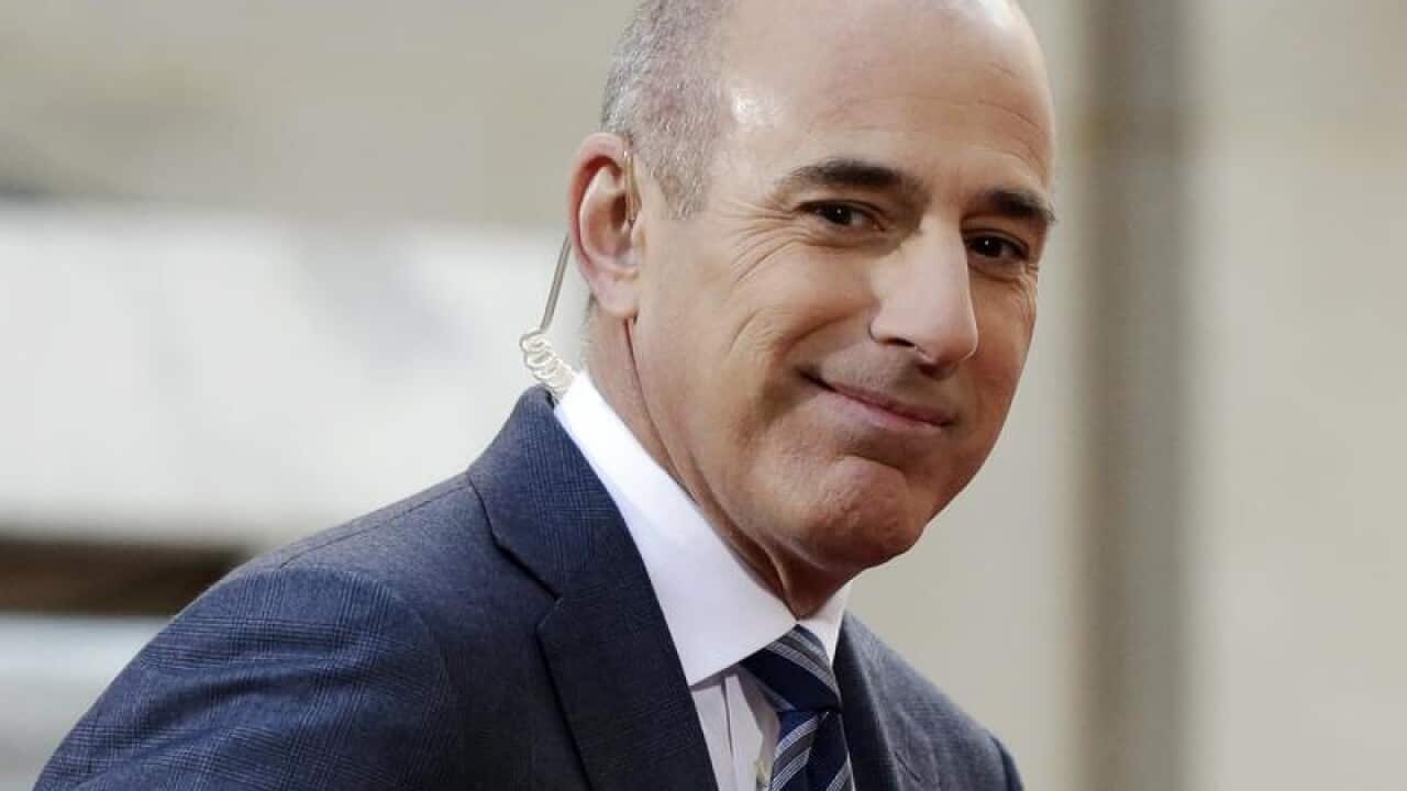 Well-known US television personality Matt Lauer.