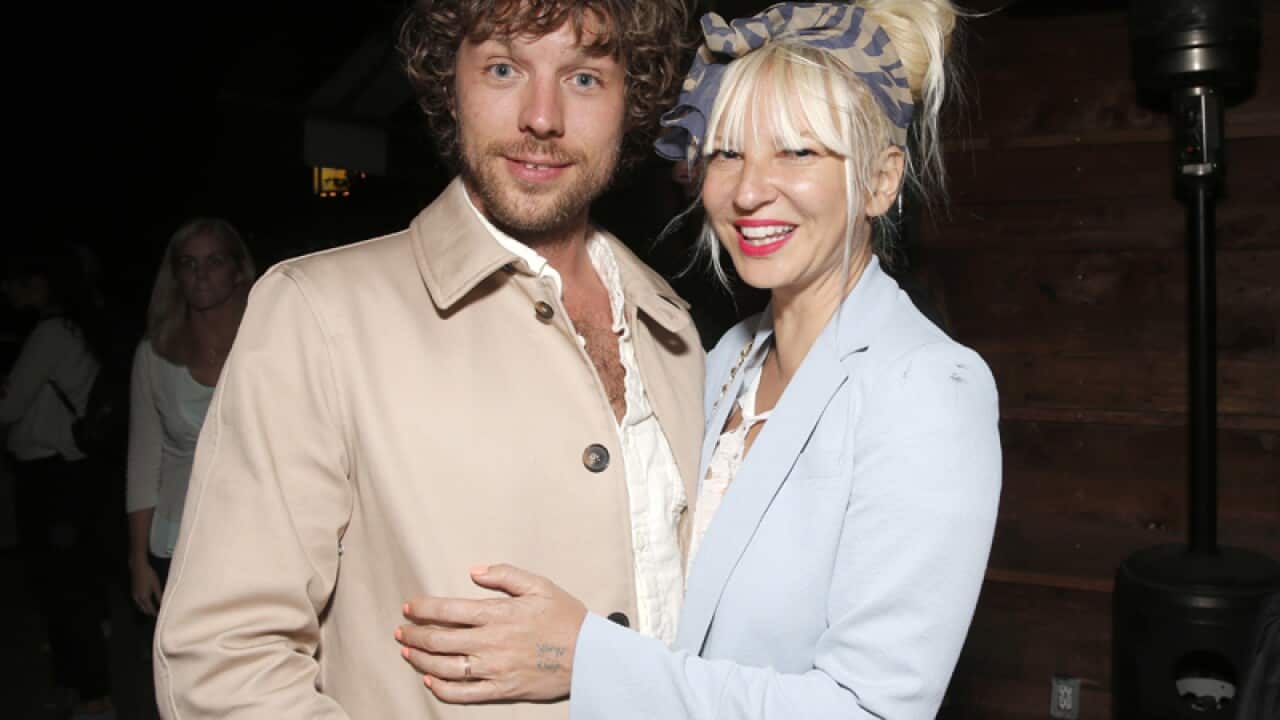 Sia and her husband Erik Anders Lang