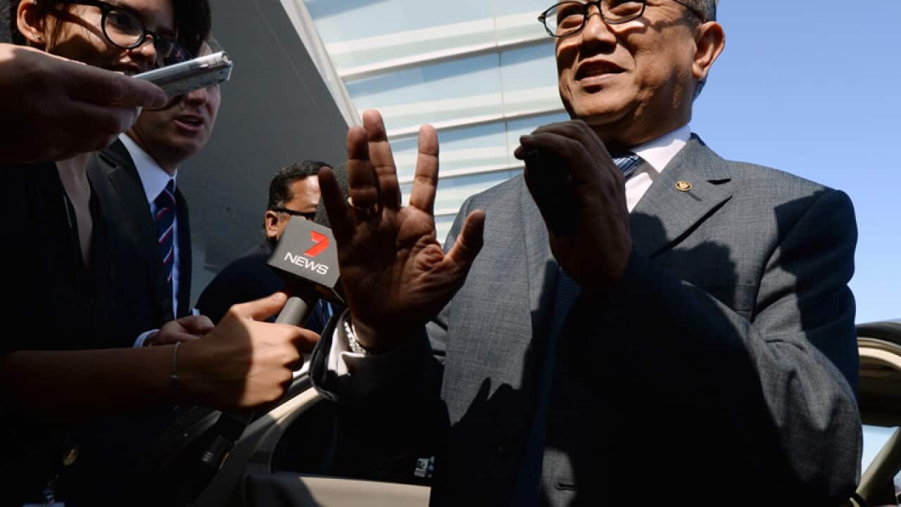 The Indonesian Ambassador to Australia Nadjib Riphat Kesoema