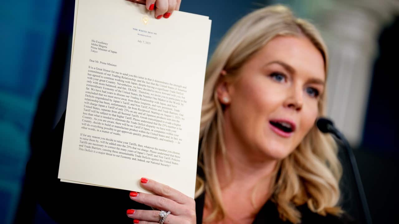White House Press Secretary Karoline Leavit holds press briefing at the White House