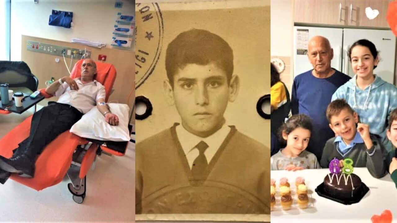 'I am in God's hands now': Cypriot Australian Costa Socratous' optimistic battle with cancer.