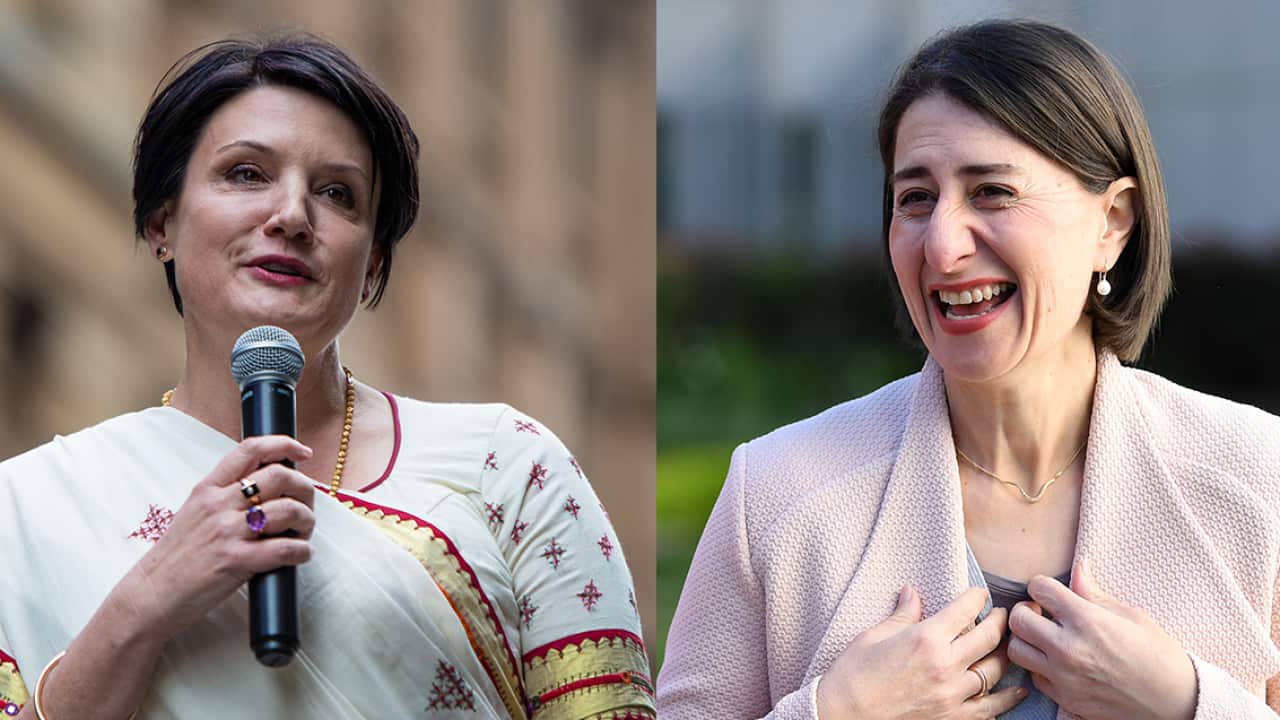 NSW opposition leader Jodi Mckay and NSW Premier Gladys Berejiklian