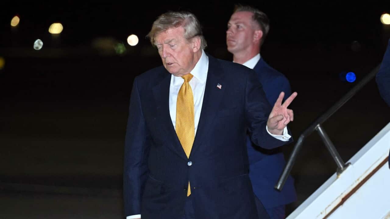 US President Trump Returns From NATO Summit In Turkey